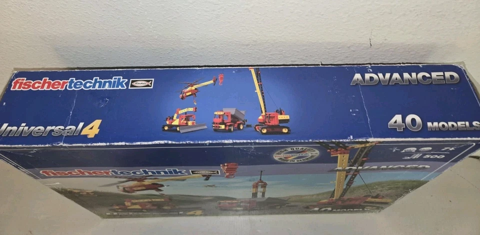 READ Fischer Technik Advanced Universal 4 Kit de Construção 40 Modelos STEM Incompleto - Imagem 3 de 4