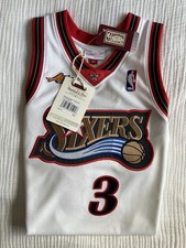 Authentic MITCHELL & NESS 76ers Allen Iverson 2000 All Star Game JERSEY SMALL 36