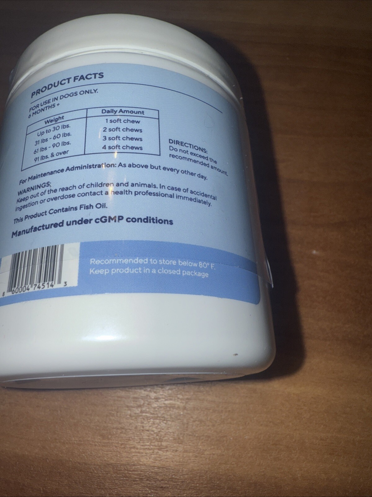 Pawfy Dog Pain Relief Dogs Bacon Flavor Aches