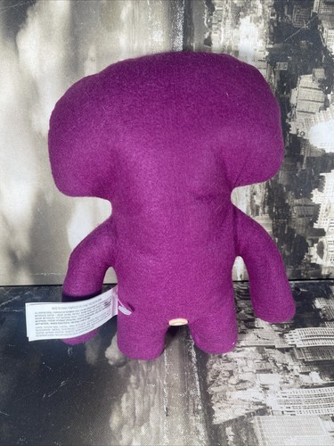 Fuggler Annoyed Alien Purple Funny Ugly Monster Plush 9" Spinmaster - Retired - Picture 3 of 3
