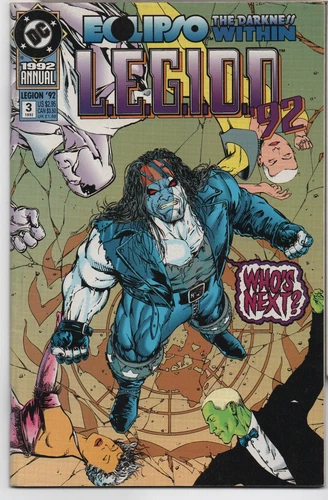 L.E.G.I.O.N. #3 – ANNUAL – LOBO - BARRY KITSON - MIKE MCKONE COVER ART - 1992