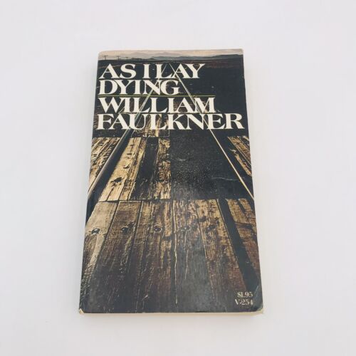 As I Lay Dying par William Faulkner livre vintage 1964 livre de poche lutte classique - Photo 1 sur 8
