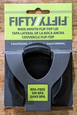 FIFTY/FIFTY A68003BK0 Wide Mouth Flip Top Lid Water Bottle