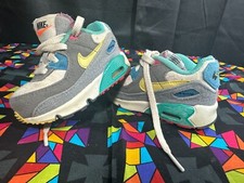 Nike Air Max 90 Leather Phantom Celery Grey TODDLER Shoe - Sz. 5c - DQ7762-001