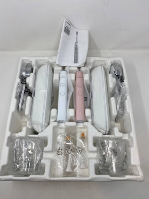 Philips Sonicare Diamond Clean HX991 Toothbrush White Pink Open Box Cup Travel