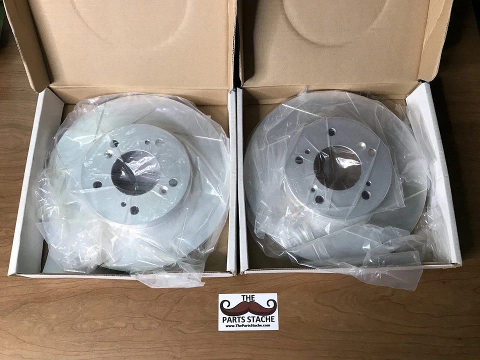 PowerSlot Slotted Front Brake Rotors for Integra Type-R ITR DC2 Prelude BB6 RD1 - Image 2 of 4