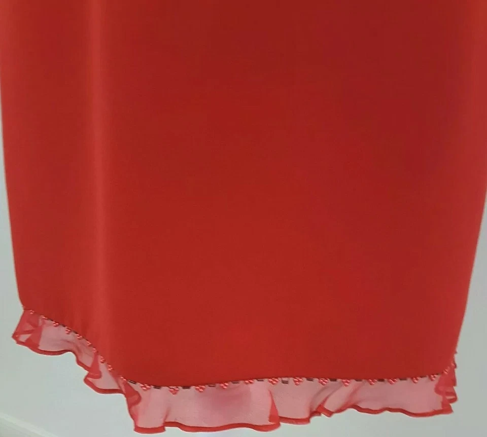 SPENSER JEREMY ~Woman Size 8P~ Red Sleeveless Sheath Party Dress Lined. - Image 3 of 4