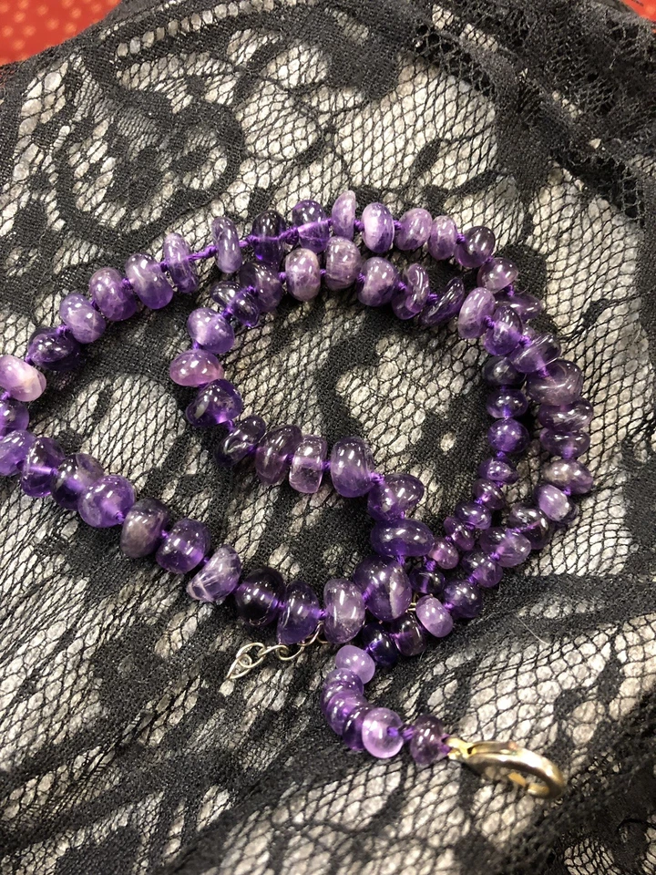 HERMOSO COLLAR AMATISTA Foto 2 de 2