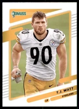 2021 Donruss #22b T.J. Watt No Helmet