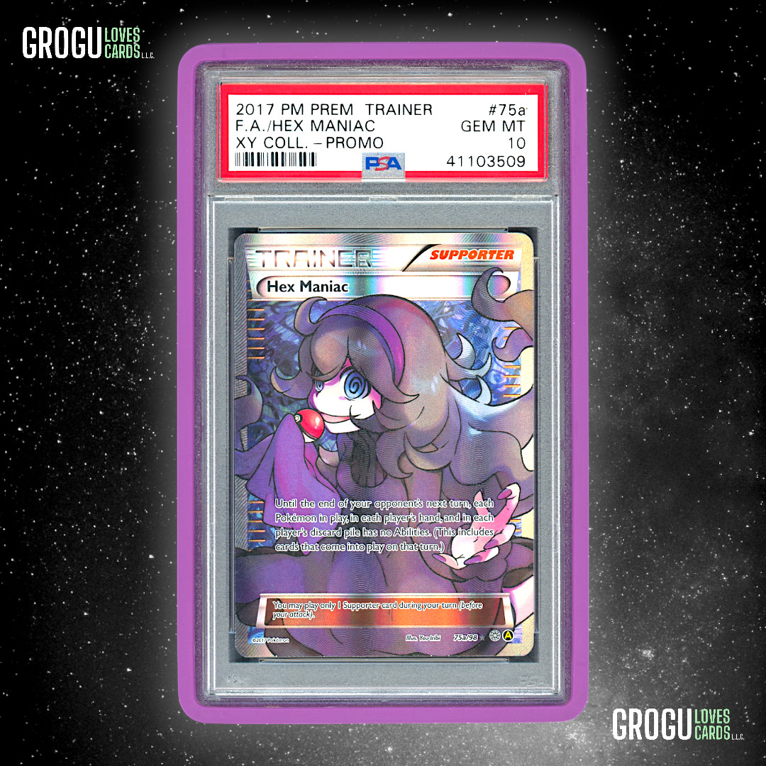 Pokemon - 2017 Best of XY Trainer Promo - Hex Maniac #75a - PSA 10 GEM MINT