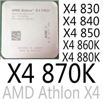 AMD Phenom X4 830 X4 840 X4 850 X4 860K X4 870K X4 880K CPU Processor