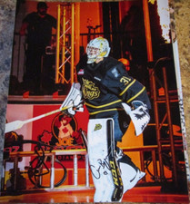 CARSON BJARNASON SIGNED 8x10 MATTE PHOTO WHEAT KINGS PHILADELPHIA FLYERS (E)