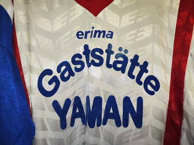 Maillot de foot rétro allemand vintage Erima ancien homme