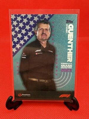 2023 Topps Formula 1 GUENTHER STEINER Miami Grand Prix Exclusive Card!!!