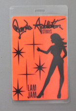 Jane's Addiction backstage pass Laminated Authentic Lam Jam !