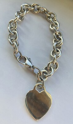 Tiffany & CO “Please Return to Tiffany” Sterling Silver Heart Tag