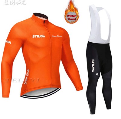 COMPLETO CICLISMO INVERNALE TERMICO STRAVA GRANFONDO S-M-L-XL | eBay