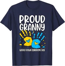 Down Syndrome Awareness Granny Extra Chromosome Unisex T-Shirt