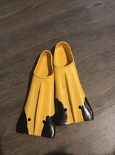 FINIS Z2 Gold Zoomers Swim Training Fins - Size F men 8.5-10, women 9.5-11 