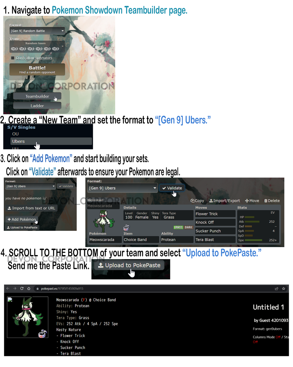 ANY POKEMON Custom Team of ✨ POKEMON SCARLET AND VIOLET ✨ FAST