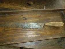 Antique CLAUSS Freemont Ohio Serrated Knife Beveled Scalloped Edge 1800s