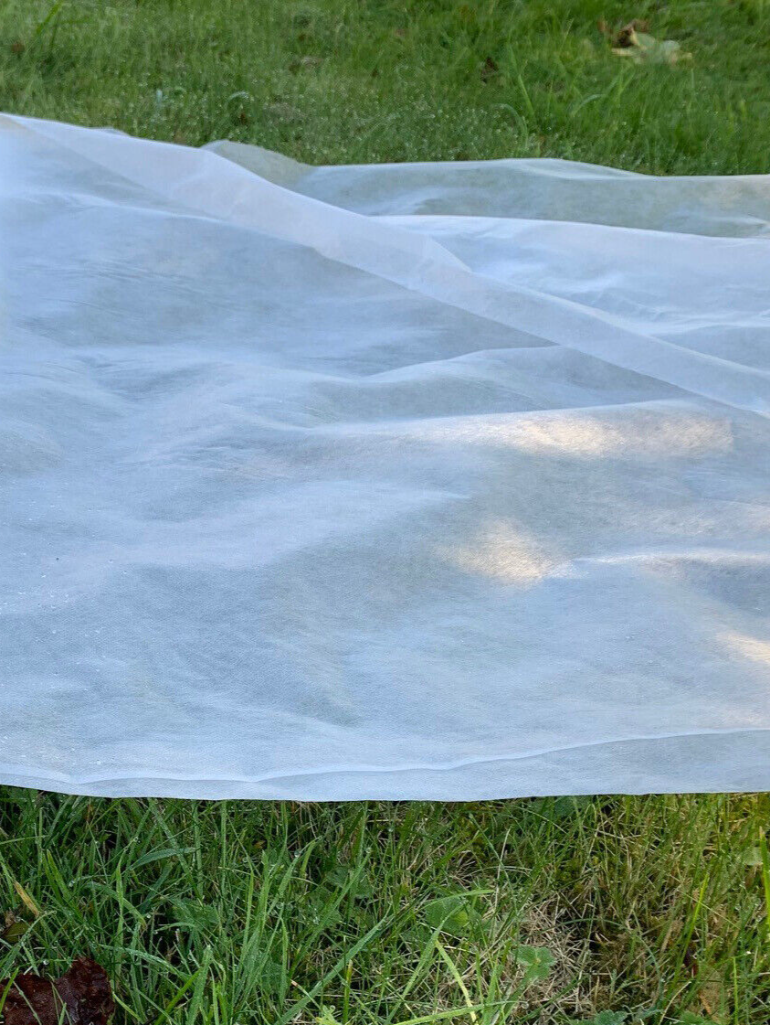 Fleece Garden Plant Frost Protection Sheet 2m x 20m + 10 Metal Pegs