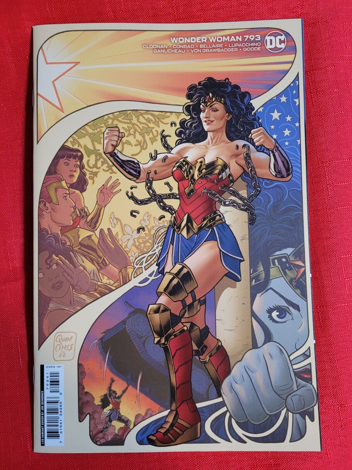 Wonder Woman #793- CVR D Joe Quinones 1:25 Variant, Becky Cloonan, 2023 VF/NM!
