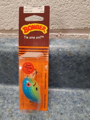 Bomber Shallow A 3/8oz Brown Orange card  Made in North America!!  Like Baby 1 -
