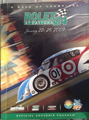 2009 DAYTONA Offizielles PROGRAMM - 22.-25. Januar - ROLEX 24 STUNDEN RENNEN -