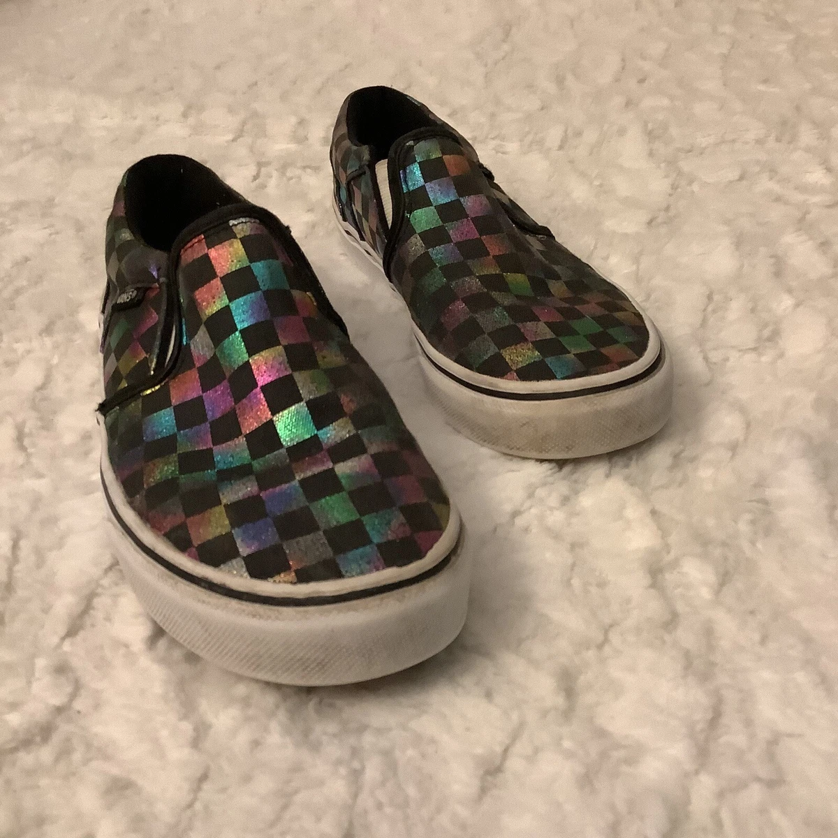 Vans mermaid slip on cheap