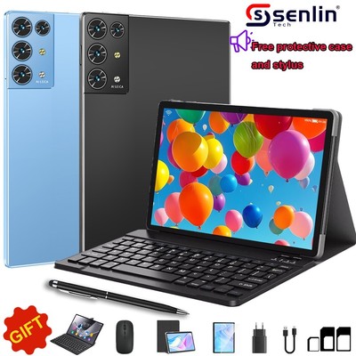 2025 HD 10'' Gaming Tablets 16GB+256GB Android 14 Octa-Core 8000mAh Dual SIM LTE