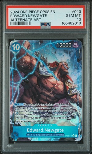 Edward.Newgate OP08-043 Parallel · OP08 PSA 10, eBay listing photo