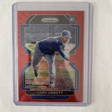 CORY ABBOTT 2022 PANINI PRIZM TIER II RED WAVE PRIZM ROOKIE 11/99 #181