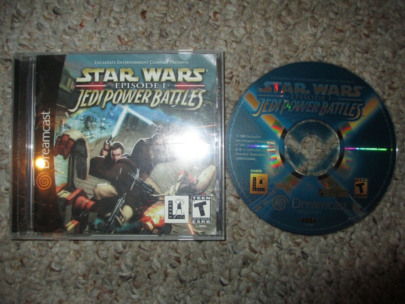 Star Wars: Episodio I 1: Batallas de Poder Jedi (Sega Dreamcast, 2000) Completo