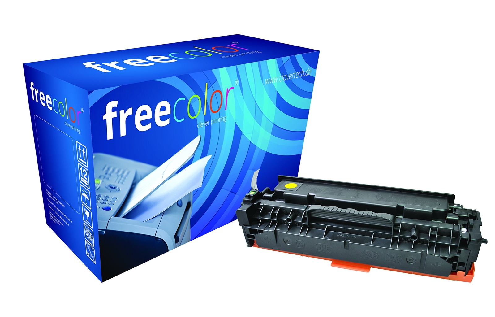 Freecolor Toner HP CLJ CP2025 yellow CC532A kompat TONER NUOVO