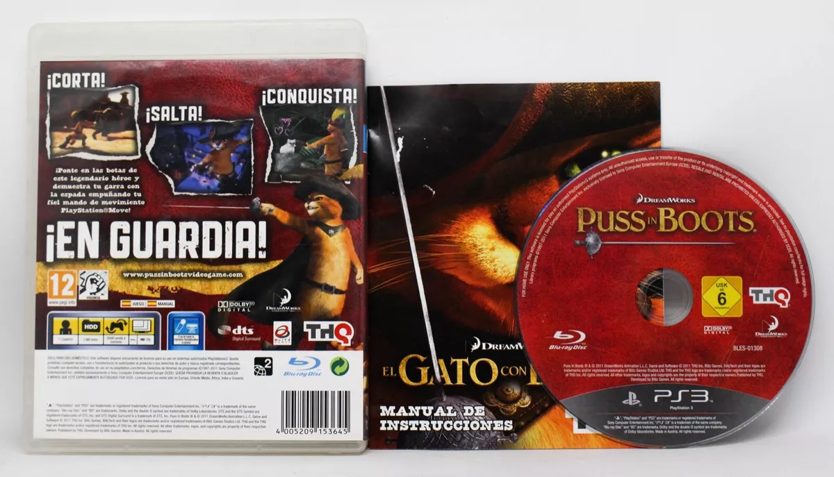 GAMEPLAY - Gato de Botas - PS3 