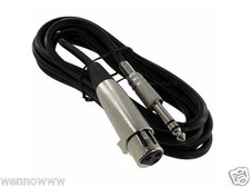 10 Feet XLR Female to 1/4-Inch TRS Patch Cable