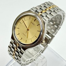 SEIKO Dolce 8N51-6010 Gold Dial Quartz Mens W...
