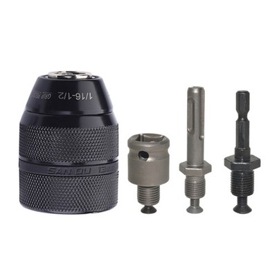 1/2-20UNF All Metal Clamp 2-13mm Drill Chuck SDS-Plus Adapter for Wrench /Driver