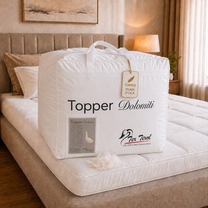 TOPPER pour matelas en duvet d'oie TEX TIROL © DOLOMITI 50% duvet d'oie / 50% pl