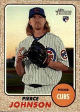 2017 Topps Heritage #504 Pierce Johnson Chicago Cubs Rookie