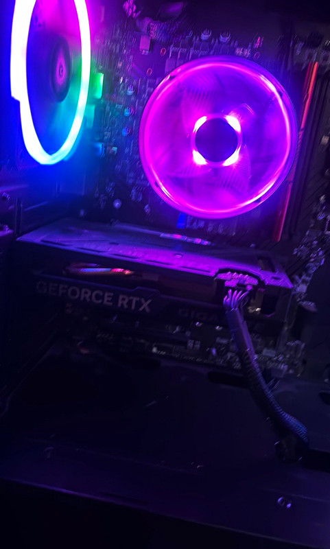 Custom/Whitebox Gaming Desktop Tower - NVIDIA GeForce RTX, RGB Lighting, Black