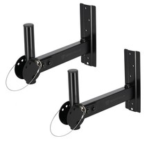 Par de soportes de montaje en pared PA ajustables RPW30 para altavoces JBL PRX815W
