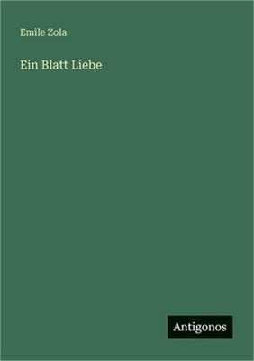 Ein Blatt Liebe (Paperback or Softback)