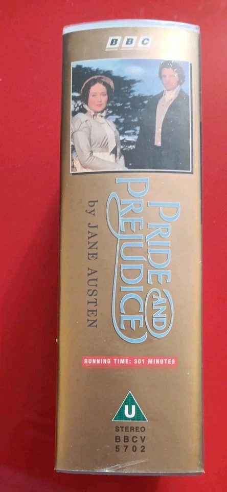 Pride and Prejudice VHS BBC Series Colin Firth Jennifer Ehle Jane Austen Videos - Image 3 of 4