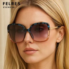 Large Frame Cat Eye Sunglasses Men Women Personality Traveling Shade Glasses Hot