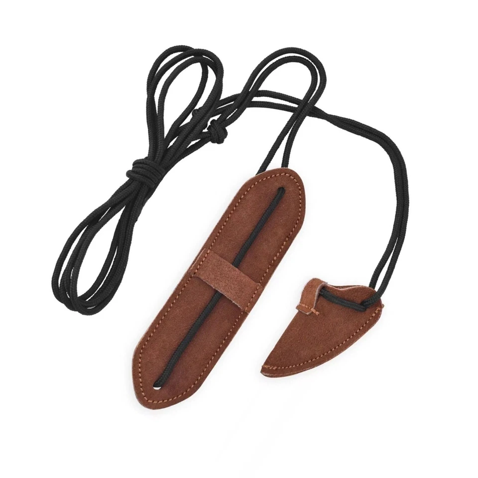 Corda Stringer Per Arco Ricurvo Longbow in Pelle E Nylon Per Sostituzione Facile - Immagine 3 di 4