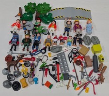 LARGE Playmobil Lot Figures Vehicles Accessories Bulk Toys Early 2000's EXCELENT