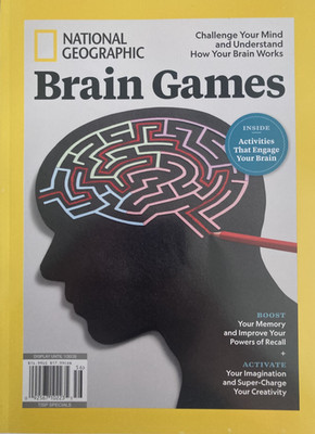 BRAIN GAMES IMPROVE HOW YOUR BRAIN WORKS 2025 NATIONAL GEOGRAPHIC Magazine NEW