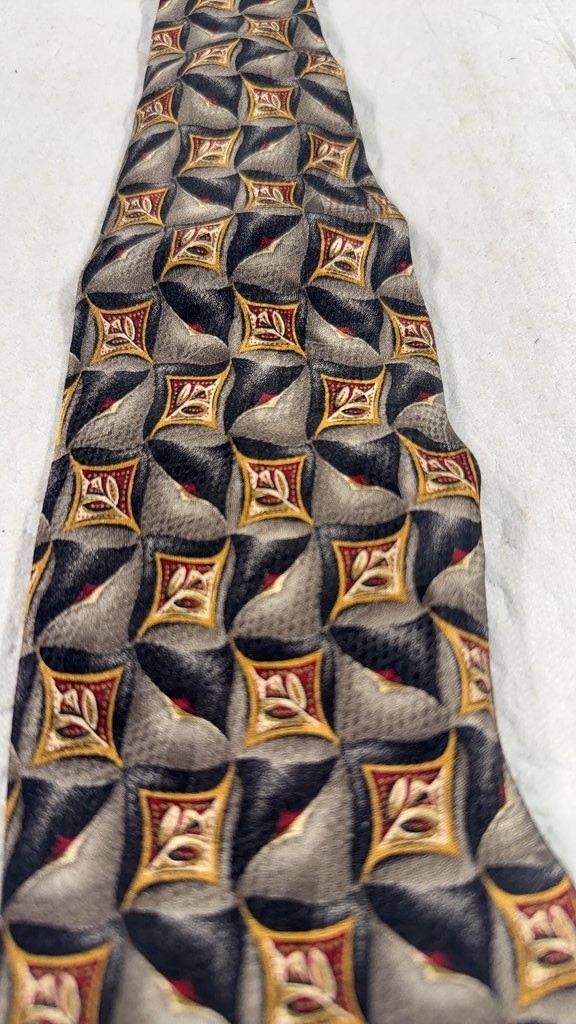 Robert Talbott Studio Geometric Pattern Silk Tie - image 3